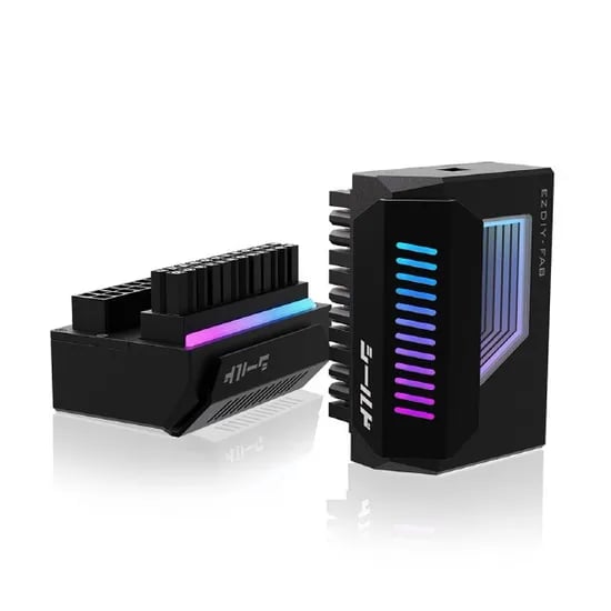 🎉EZDIY 세일 기획전🎉 EZDIY-FAB SHIELD ATX 24핀 ARGB 180도 어댑터 (20,610원/2,500) 외 다수