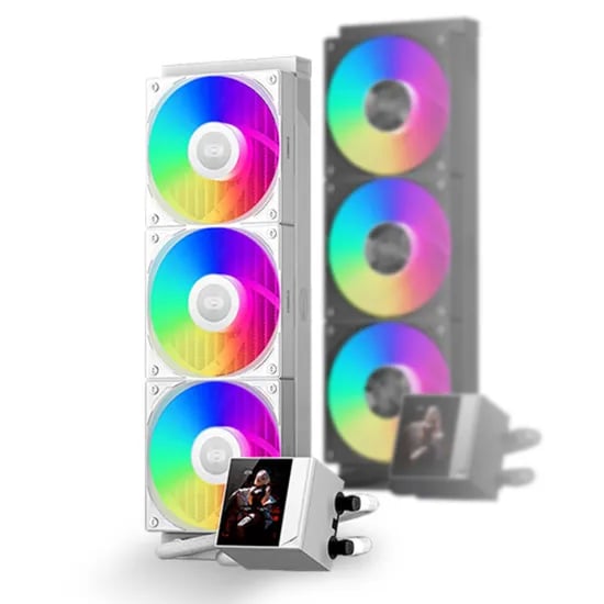 3열 수랭쿨러 PCCOOLER CPS DC360 PRO ARGB DISPLAY (99,000원/3,500원)