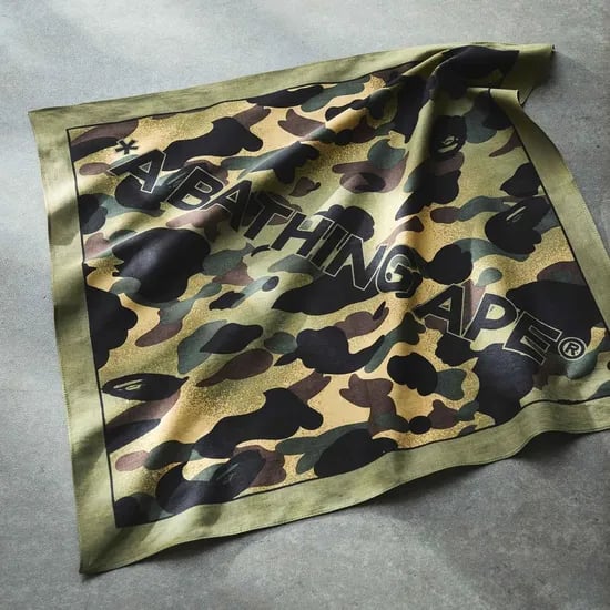 베이프 MIXED 1ST CAMO 반다나