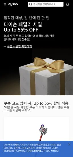 다이슨 패밀리 세일