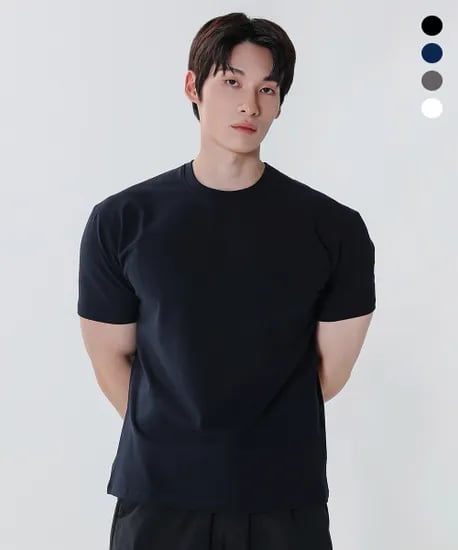 몰든 프리미엄 머슬핏 반팔티 1.8발