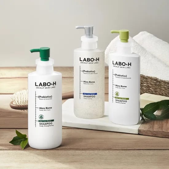 라보에이치 샴푸 본품 400ml 리필 400ml 클리닉 샴푸 50ml 2개