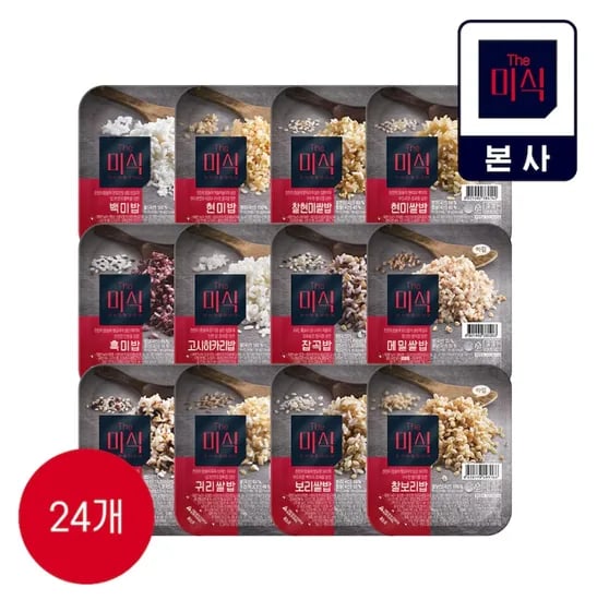 더미식 삼광 백미밥 210g 24개
