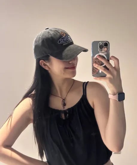 브이투 스톤 워시드 볼캡