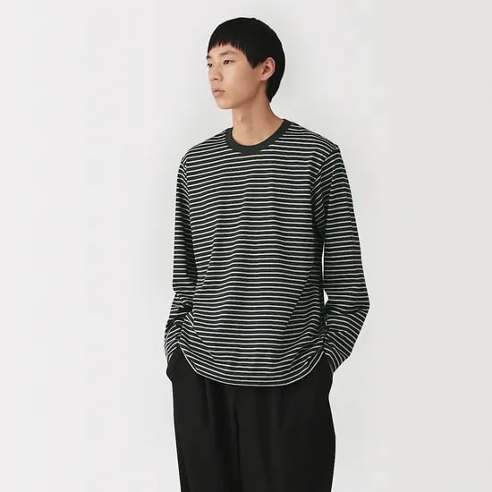 무인양품 보더 티셔츠
