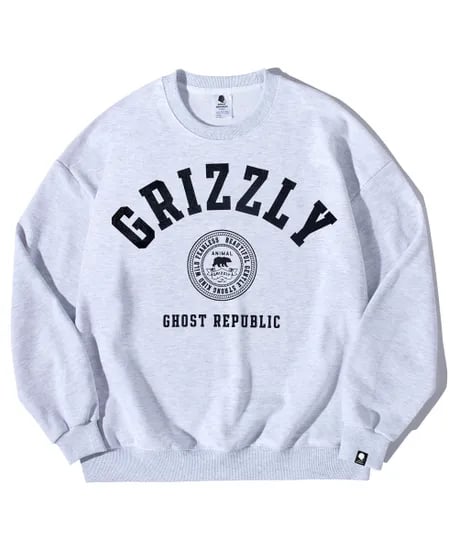 고스트리퍼블릭 GRIZZLY 클럽 오버핏 맨투맨 GMT-137