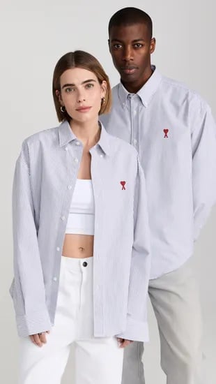 AMI boxy fit 셔츠