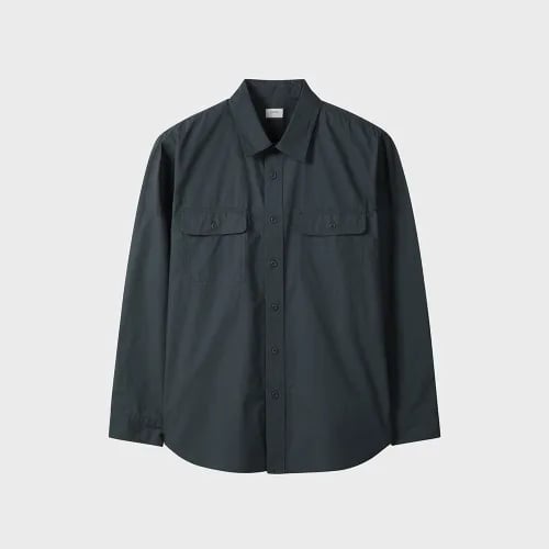 포플린 워크 셔츠 ₩9,900 (95~120 사이즈)