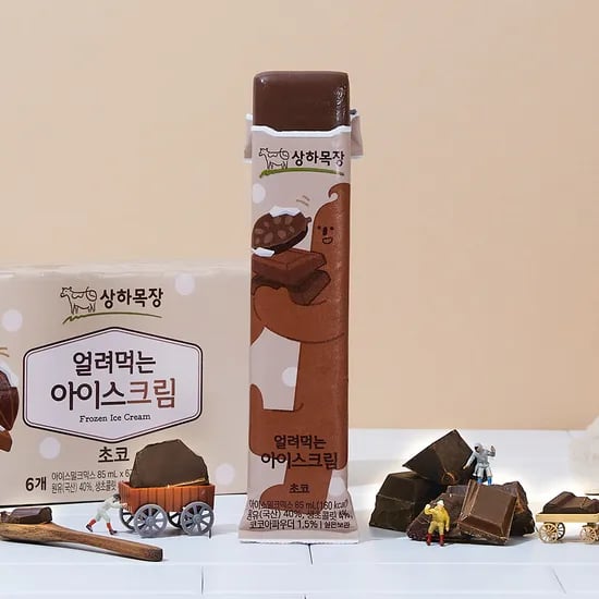 상하목장 얼려먹는 아이스크림 초코, 85ml, 24개
