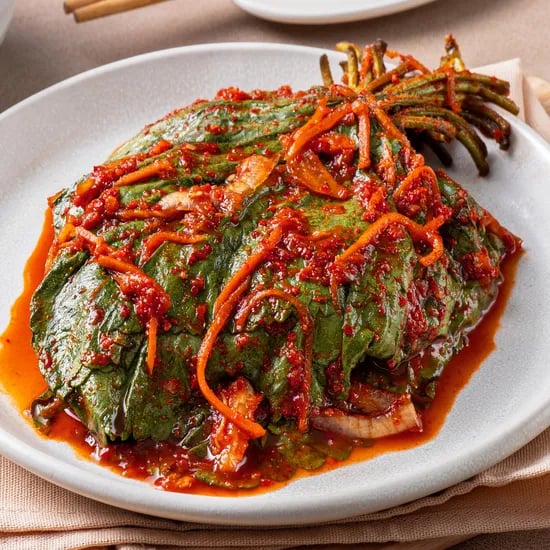 국내산 전라도식 깻잎김치 500g
