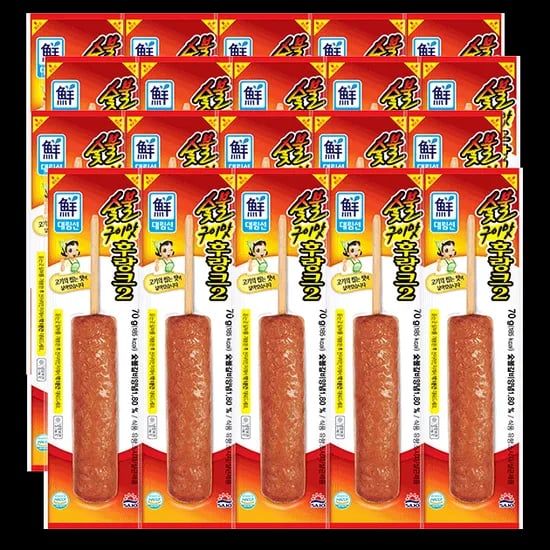 대림 숯불구이맛 후랑크 70g 20개