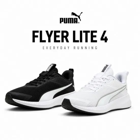 푸마 남여공용 경량 워킹화 FLYER LITE 4 2종 택1