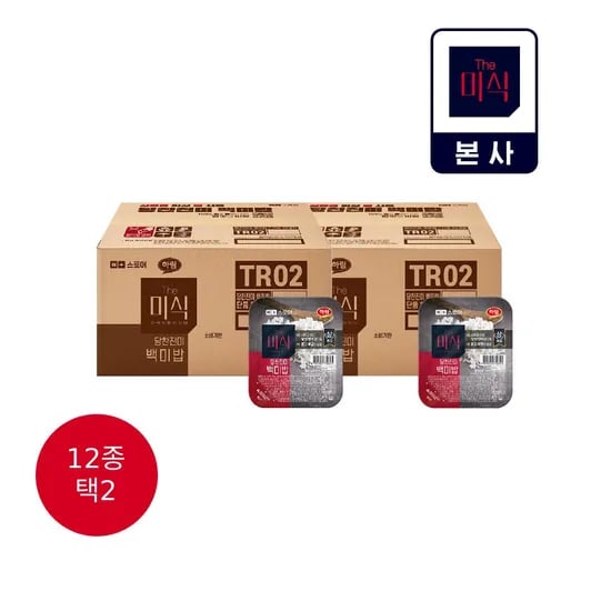 더미식 당찬진미 백미밥 200g 48개 네이버멤버십
