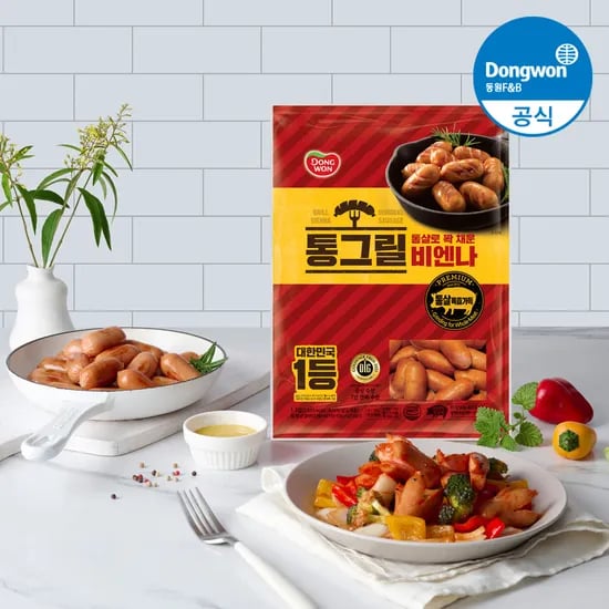동원 통그릴비엔나 1kg 네이버멤버십