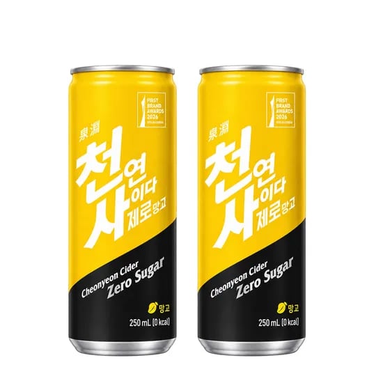 천연사이다 제로 망고 250ml X 30캔
