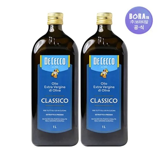 데체코 엑스트라버진 올리브오일 1L 2병