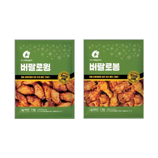 마니커 버팔로윙 1kg + 버팔로봉 1kg