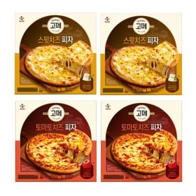 고메 피자4판(토미토,스윗치즈,어니언체다갈릭치즈)