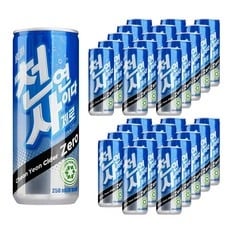 천연사이다 제로 250ml, 30개