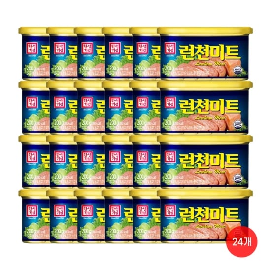 한성 런천미트 200g 24개