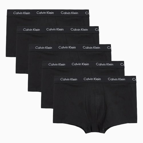 남성 코튼 스트레치 로우라이즈 트렁크 5PK (3Color)
