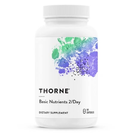 쏜리서치 ThorneResearch basic nutrients 2-day 비타민, 60정, 3개