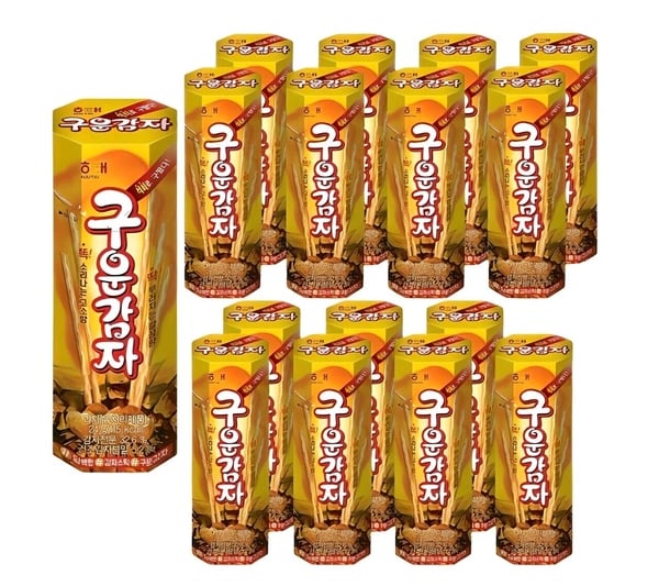 해태제과 구운감자, 24g, 16개