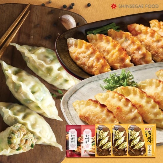 만두 210gX5팩 (왕교자3+명란1+짬뽕1)