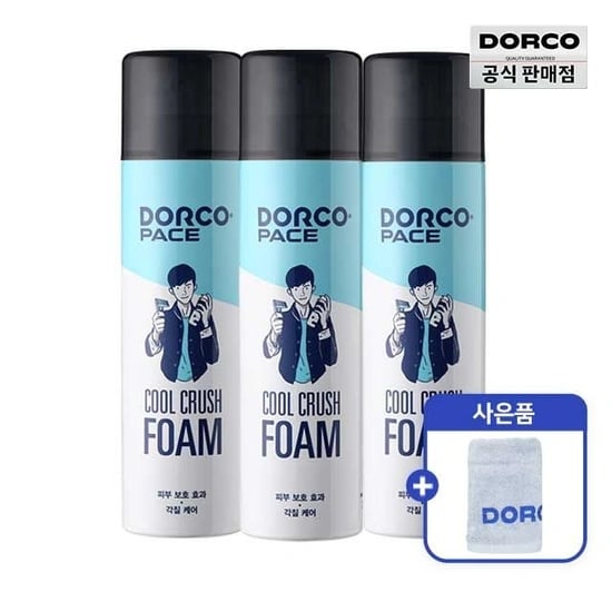 도루코 페이스 쿨 크러쉬 쉐이빙폼 대용량 250mlx3개