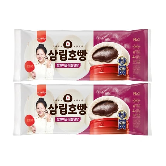 삼립 단팥호빵 4입 2번들