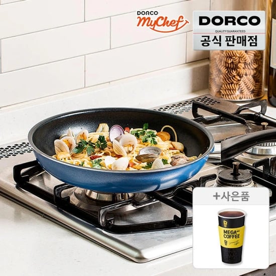 도루코 마이셰프 애쉬블루 프라이팬24cm + 28cm + 메가커피