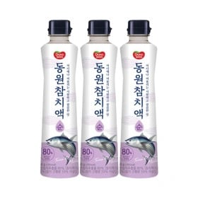 동원 참치액 (2+1) 순 500g 3개 (소비기한 26/04/21)