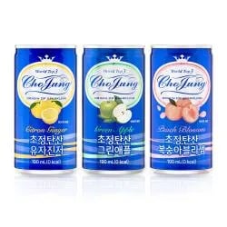 초정탄산수 그린애플/복숭아블라썸/유자진저 190ml