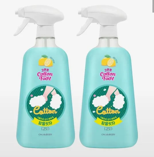온더바디 코튼풋 발을씻자풋샴푸 레몬 750ML 2개