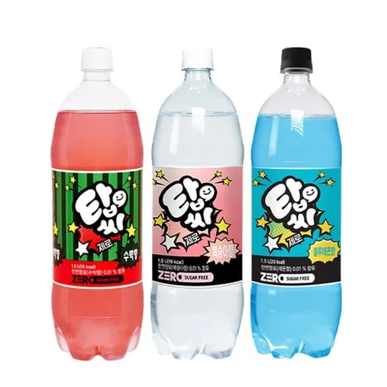 탑씨 제로 블루레몬/복숭아/수박 1.5L X 12PET