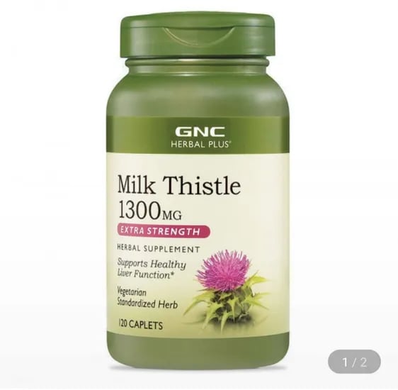 GNC 밀크씨슬 1300MG 엑스트라 스트랭스 120정