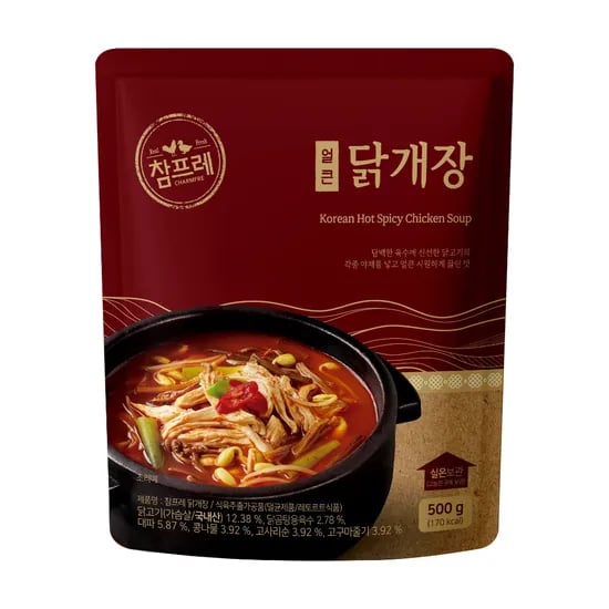 참프레 얼큰 닭개장 500g x 4팩