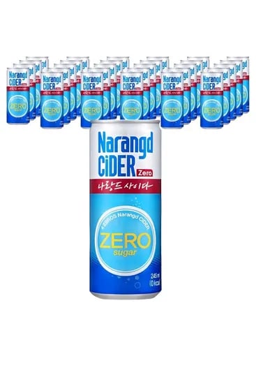 나랑드사이다 제로, 245ml, 30개