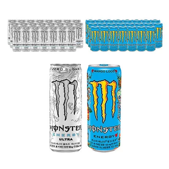 몬스터 에너지 울트라, 355ml, 24개 + 몬스터 에너지 망고로코, 355ml, 24개 (티멤버십)
