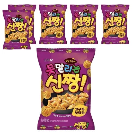 못말리는신짱 고구마 맛탕맛, 120g, 6개