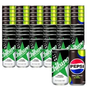 펩시제로 210ml 30캔 +사이다제로 210ml 30캔 유클