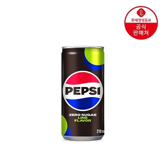 펩시제로슈거 라임향 210ml 60캔