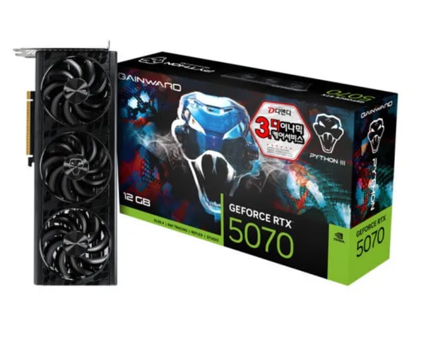 게인워드 RTX 5070 파이썬 12gb