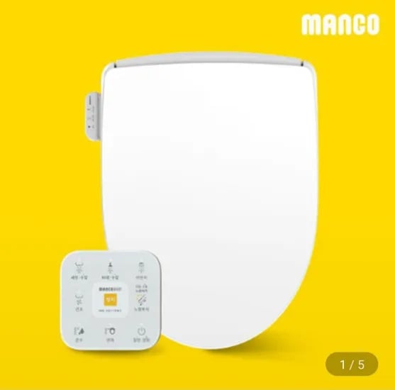 망고비데 필터없는 IPX5 방수 직수 비데 MB-8811RNF (리모컨o)