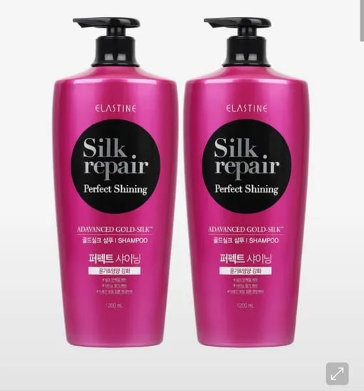 엘라스틴 실크리페어 퍼펙트 샤이닝 샴푸 1200ml x 2개