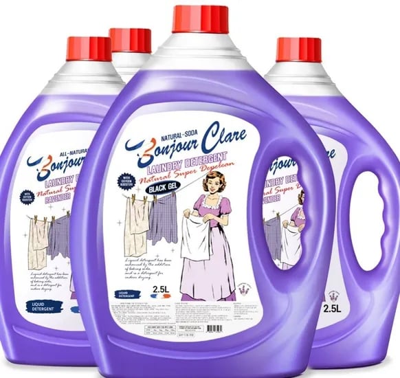 봉쥬르끌레어 블랙젤 액체세제 라벤더향 2.5L x 4개 실내건조 중성세제 2.5L x 4개 묶음 6990원(무배)
