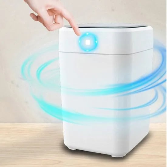 미홀 T3S 6세대 스마트 센서 자동 휴지통 쓰레기통 17L 화이트