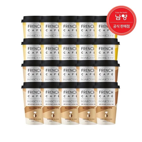 프렌치카페 듀얼로스터리 에스프레소 라떼 250ml 10개 + 돌체라떼 250ml 10개