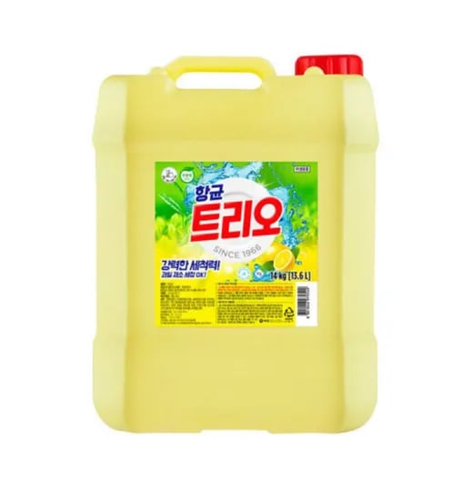 주방세제 항균트리오 14kg (말통) 유클가