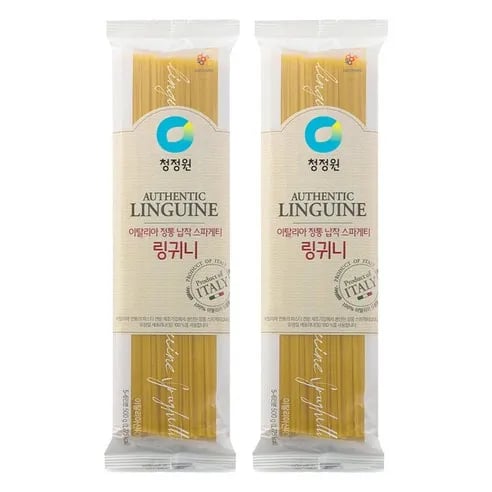 청정원 링귀니 스파게티면 500g 2개